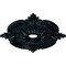 Ekena Millwork Benson Classic Medallion (Canopies up to 6 1/2"), 28 3/8"OD x 3 3/4"ID x 1 5/8"P, Night Shade CM28BENSF - alternate 3
